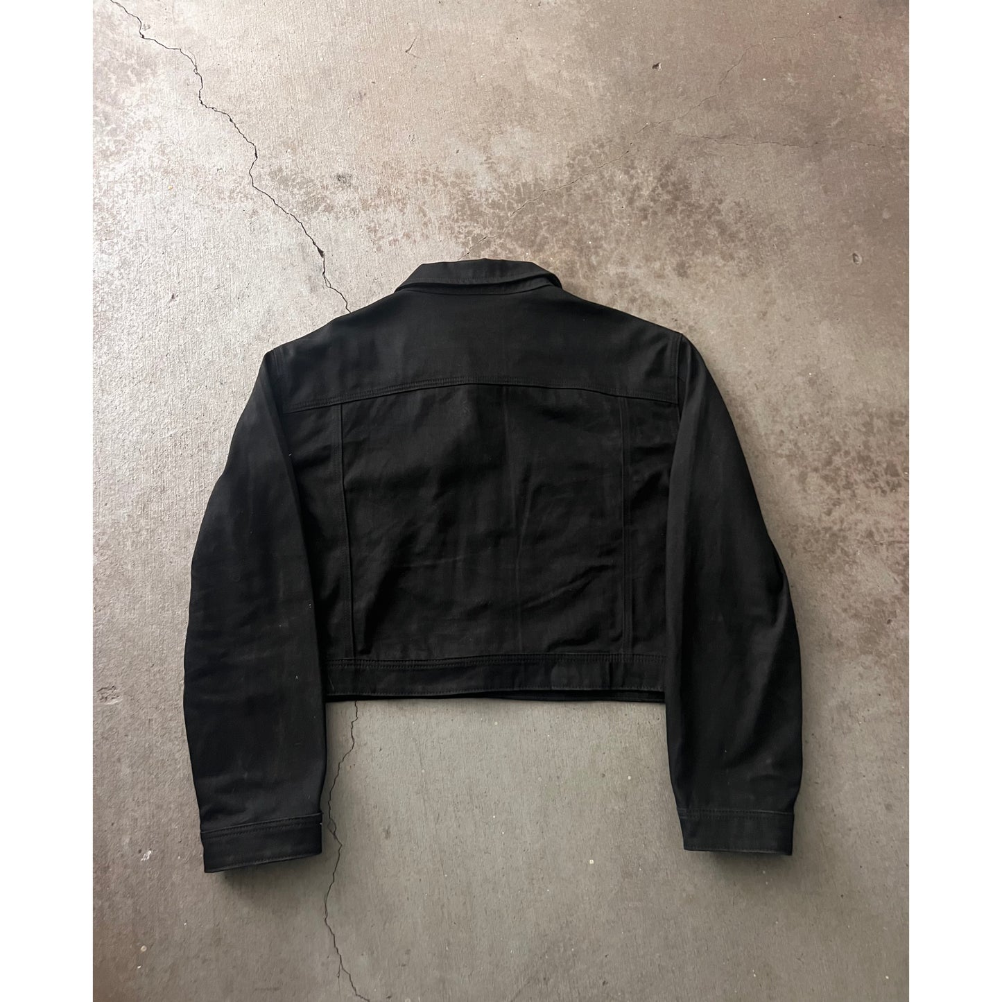 "Sergeant" Cropped Denim Jakcet