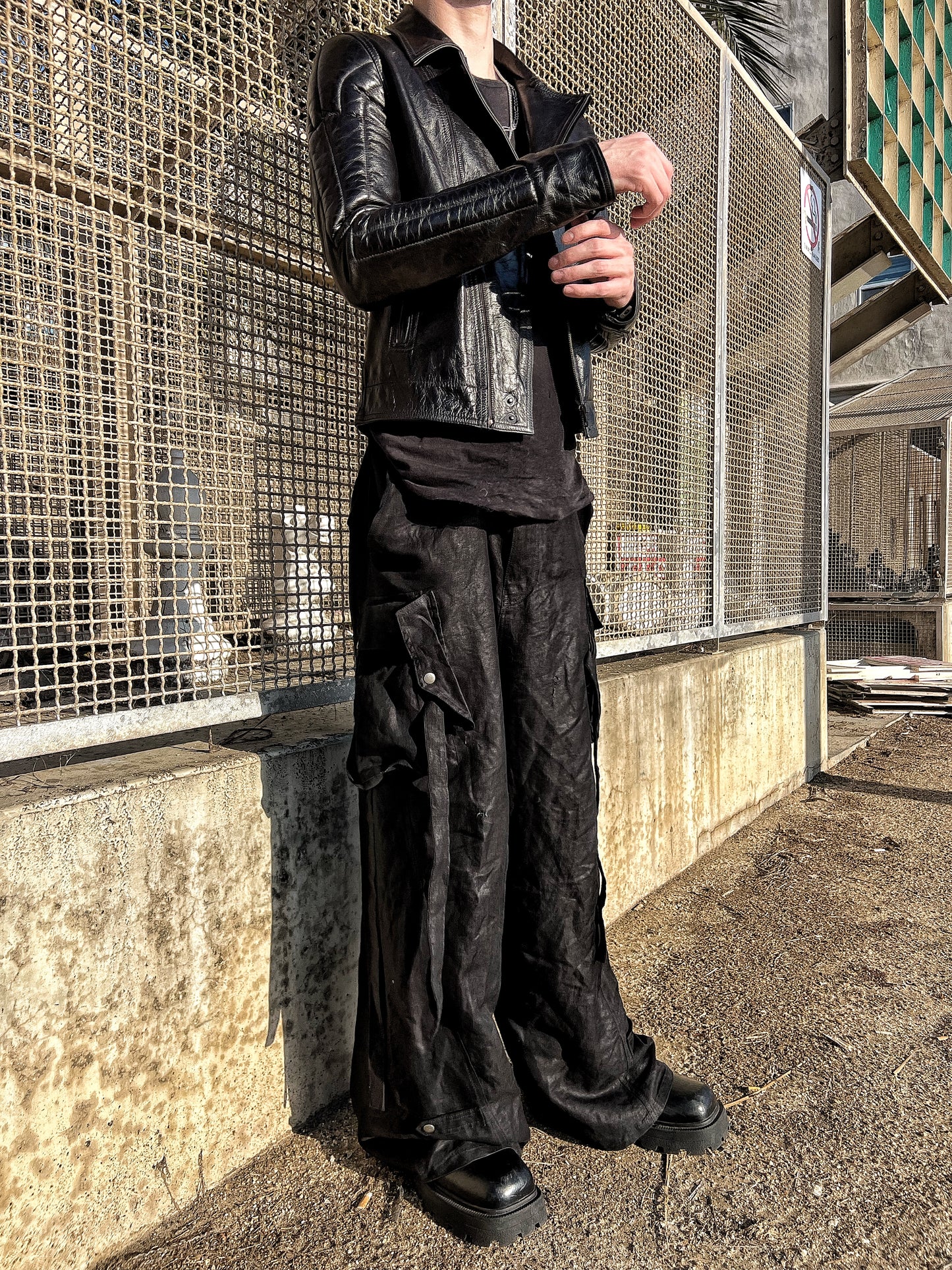 "Levantine" Linen Cargo Pants