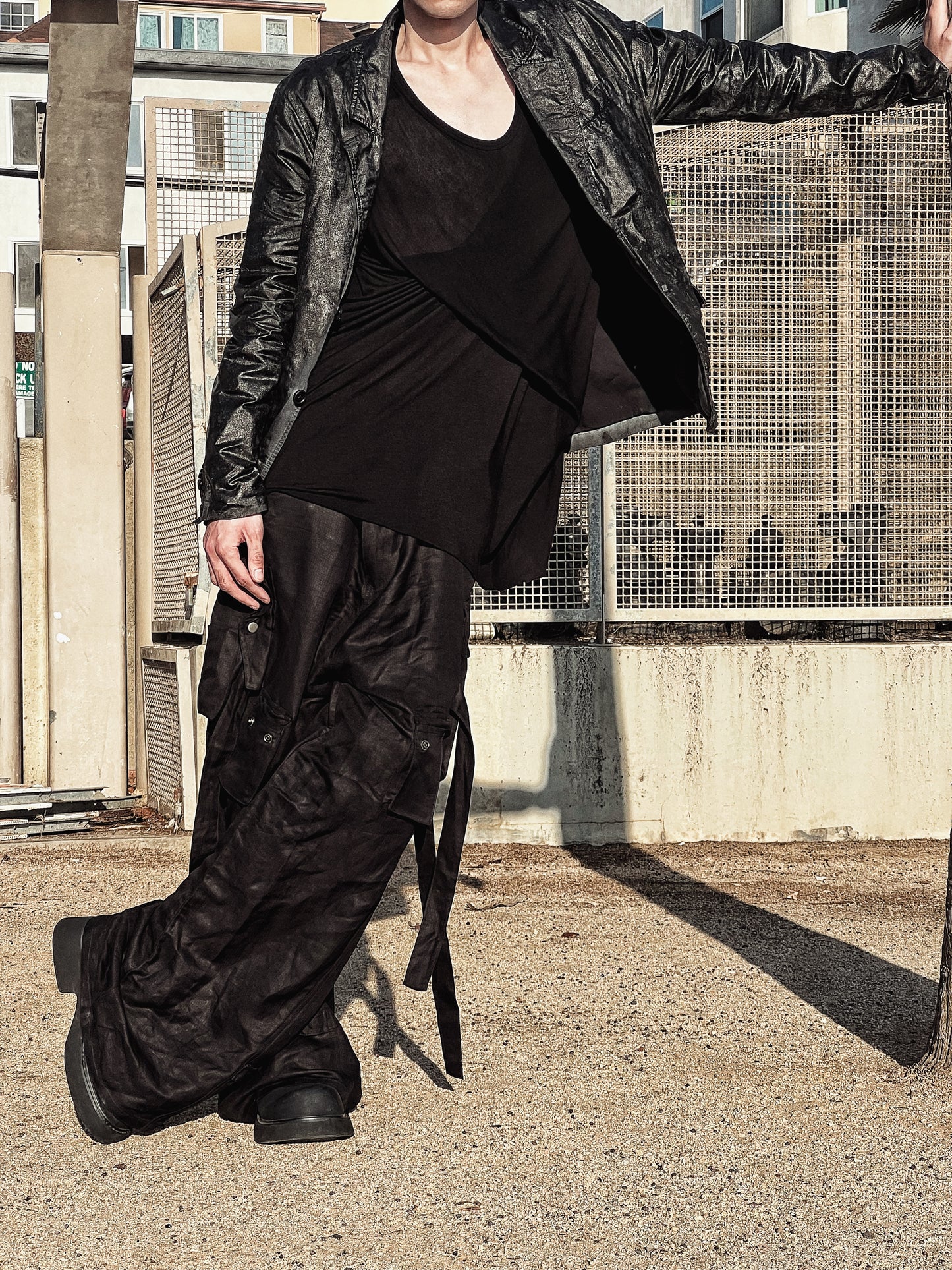 "Levantine" Linen Cargo Pants